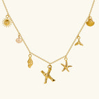 Cove Ocean Initial Necklace