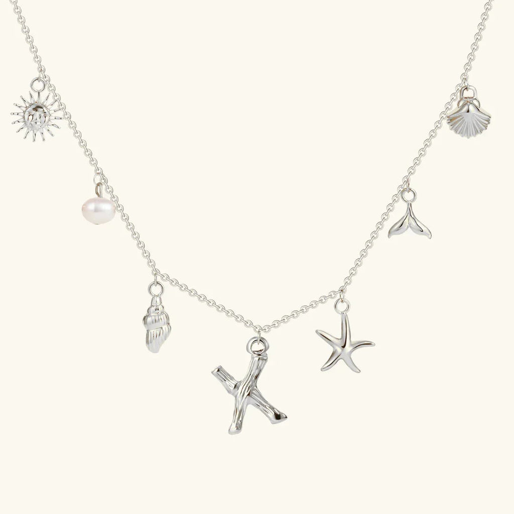 Cove Ocean Initial Necklace