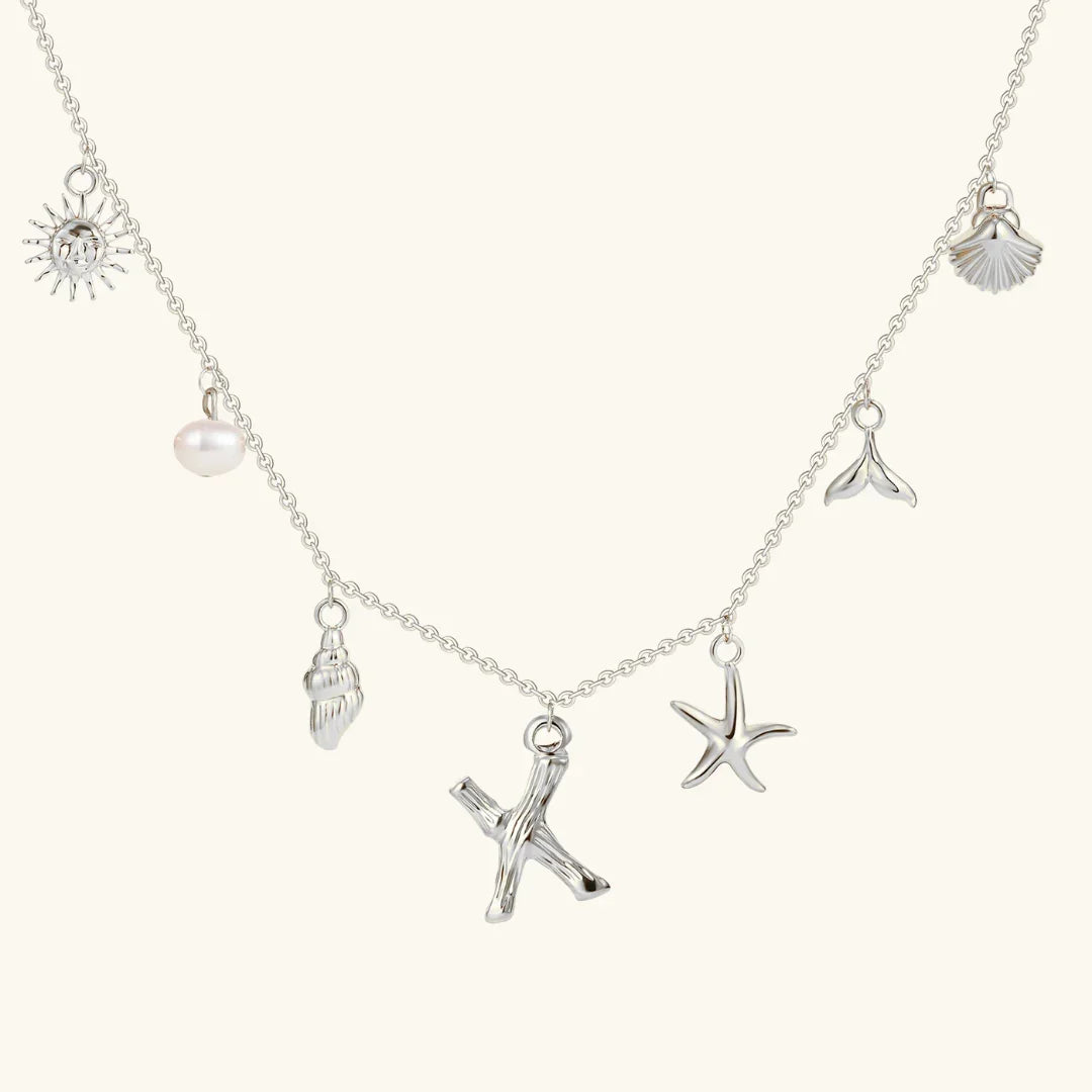 Cove Ocean Initial Necklace