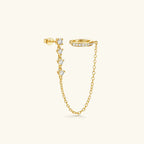 Mireia Chain Cuff Earrings