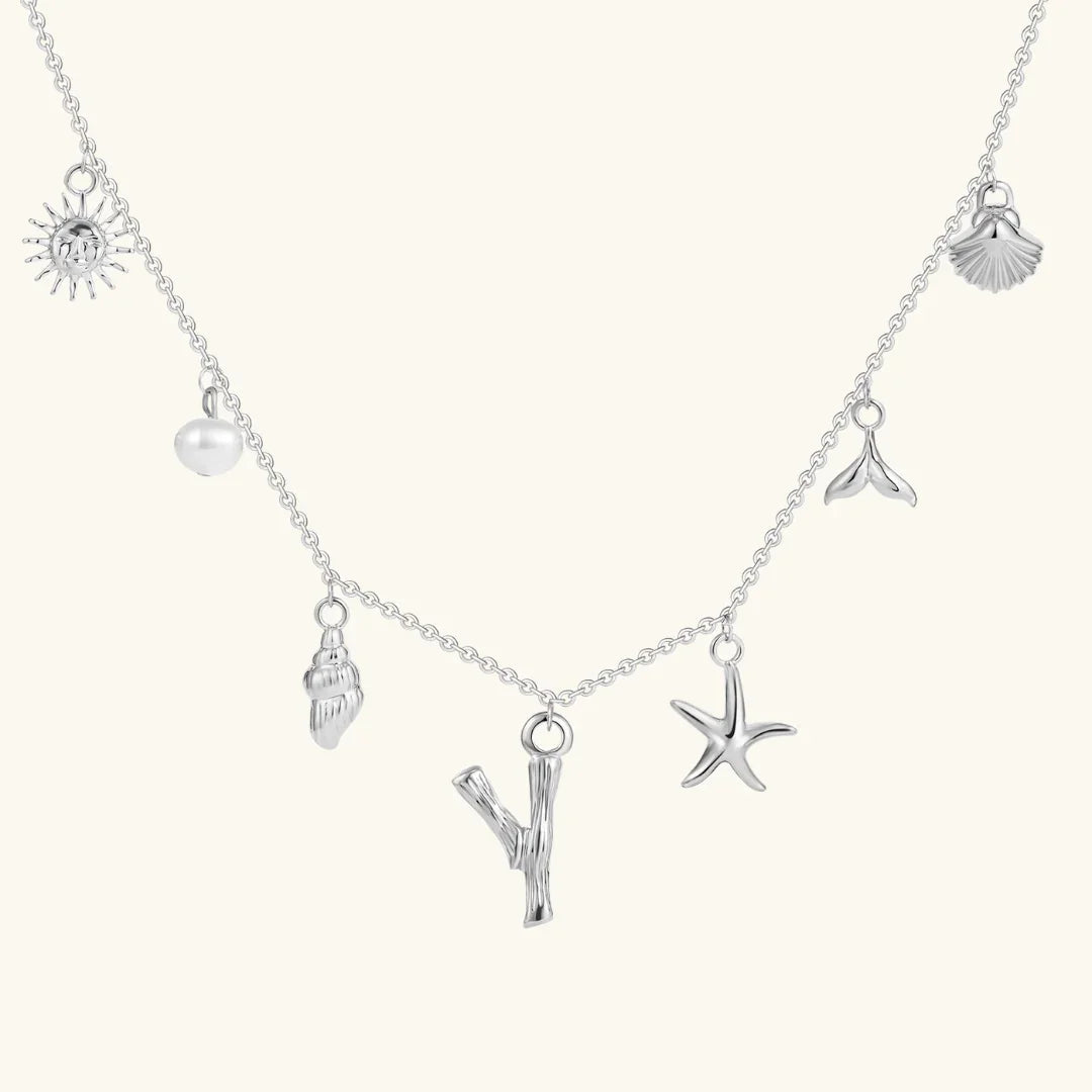 Cove Ocean Initial Necklace