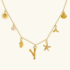 Cove Ocean Initial Necklace