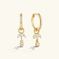 Elise Removable Charm Hoops