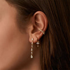 Elise Removable Charm Hoops