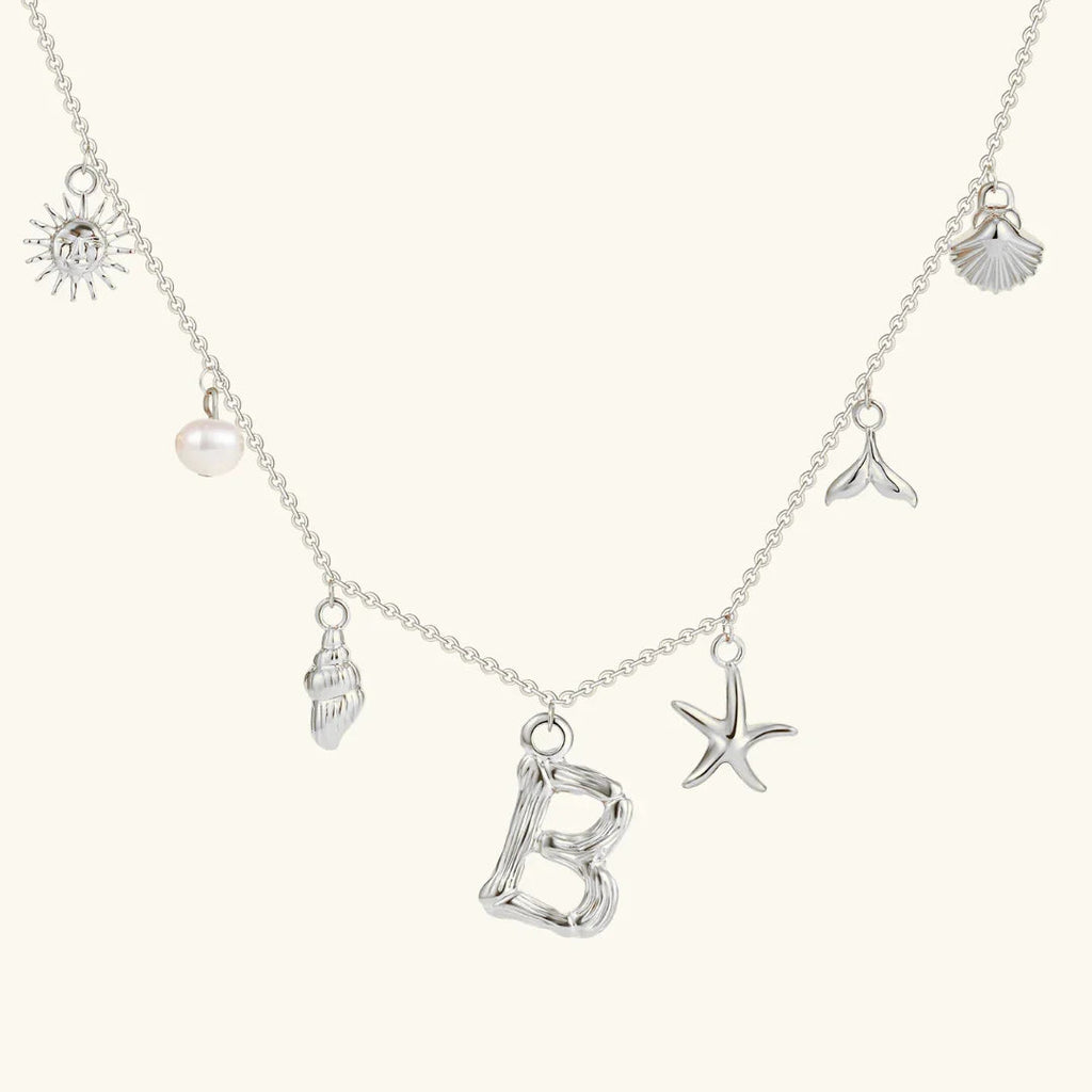 Cove Ocean Initial Necklace