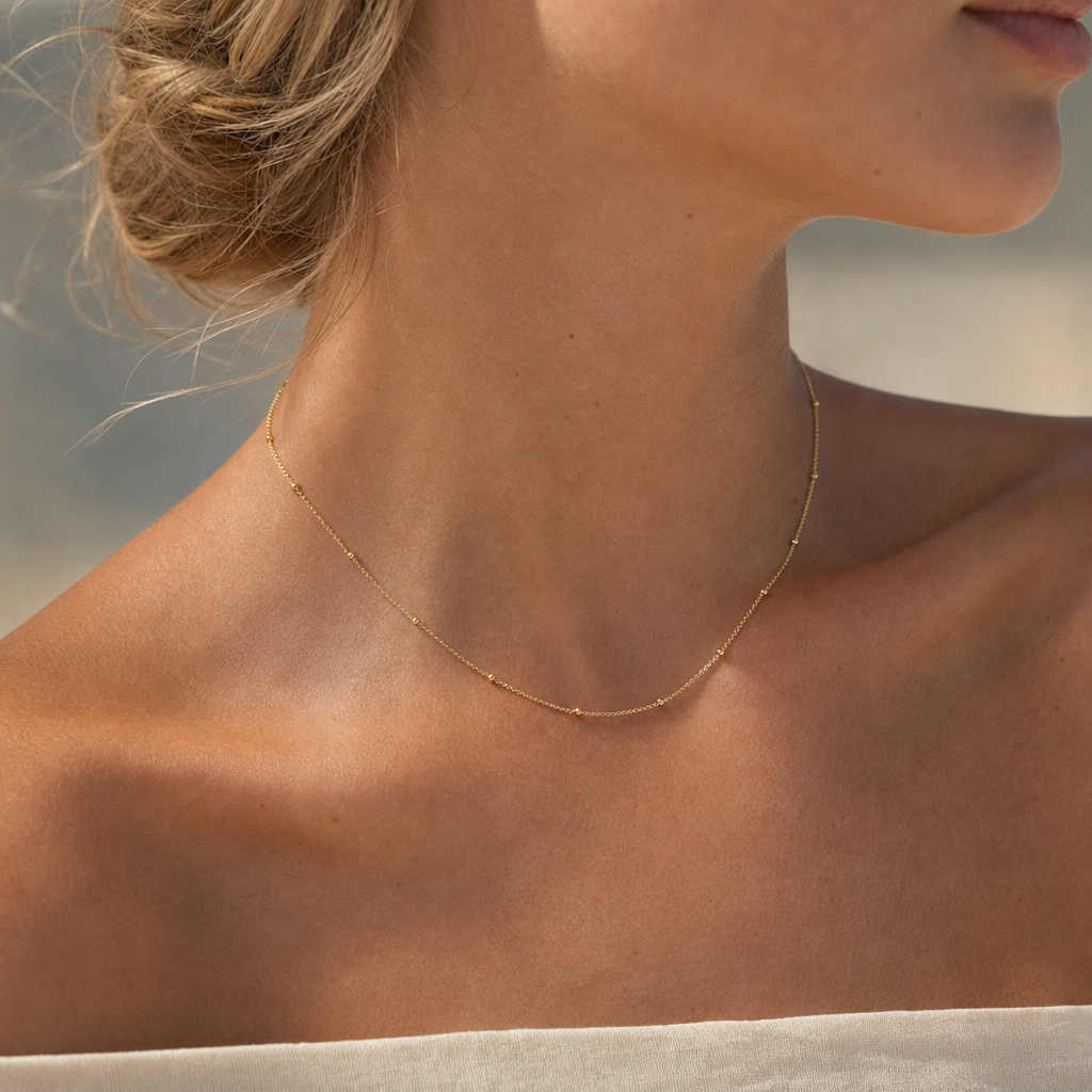 Elspeth Gold Chain Necklace