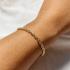 Berengaria Rope Chain Gold Bracelet