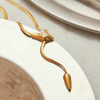 Selwyn Gold Serpentine Pendant