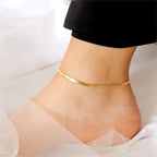 Noa Herringbone Anklet