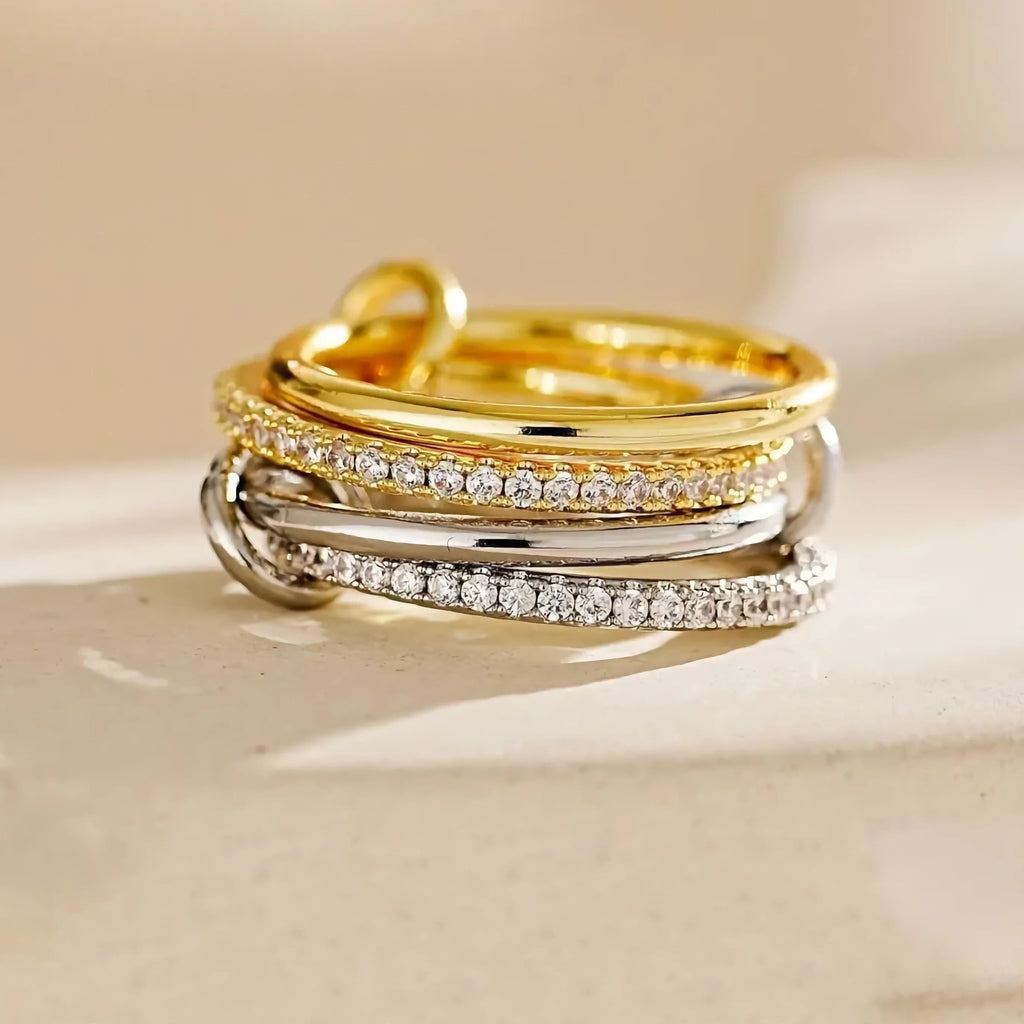 Nova Stacked Diamond Ring