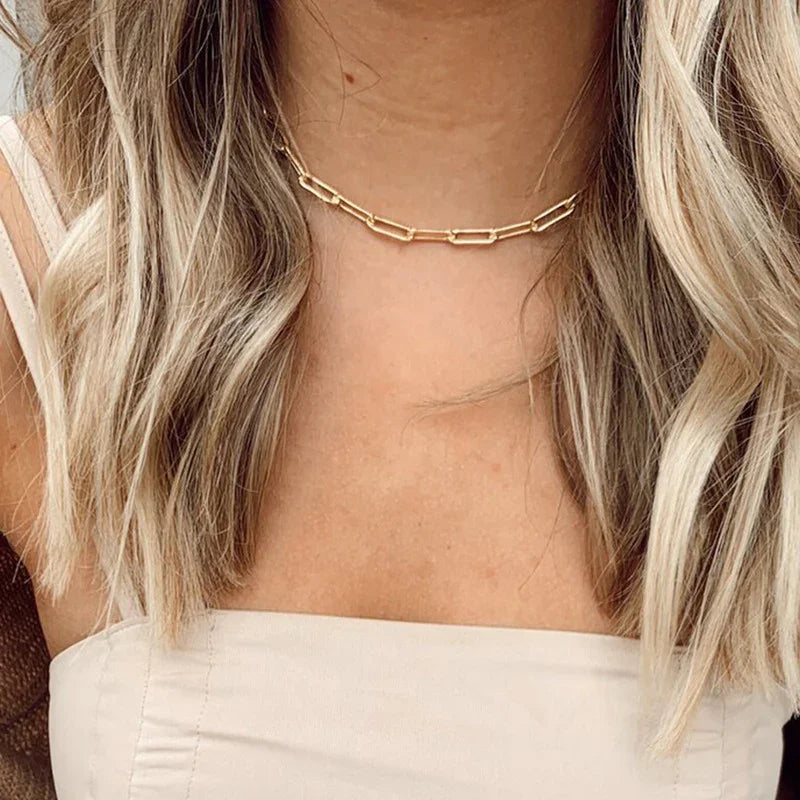Sabrina Gold Chain Necklace