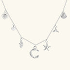 Cove Ocean Initial Necklace