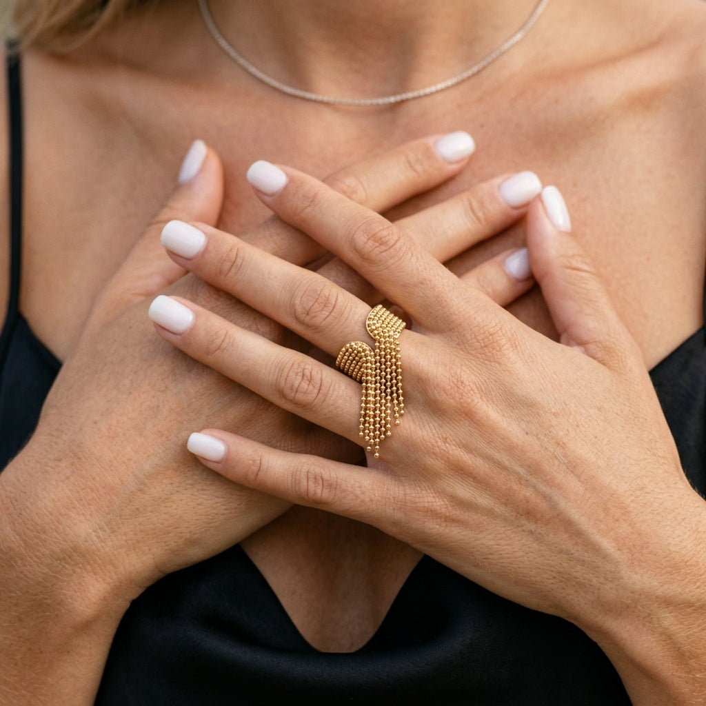 Ottessa Tassel Ring