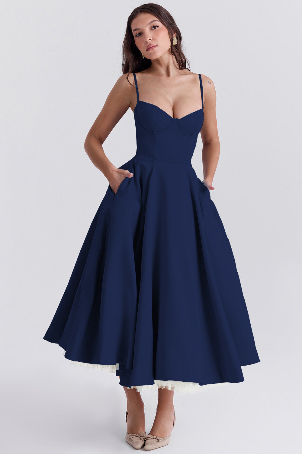 Romy Tulle Midi Dress