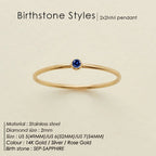 Dahlia Birthstone Ring