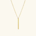 Rowan Gold Bar Necklace