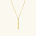 Rowan Gold Bar Necklace