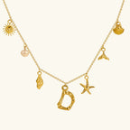 Cove Ocean Initial Necklace