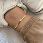 Noa Herringbone Anklet