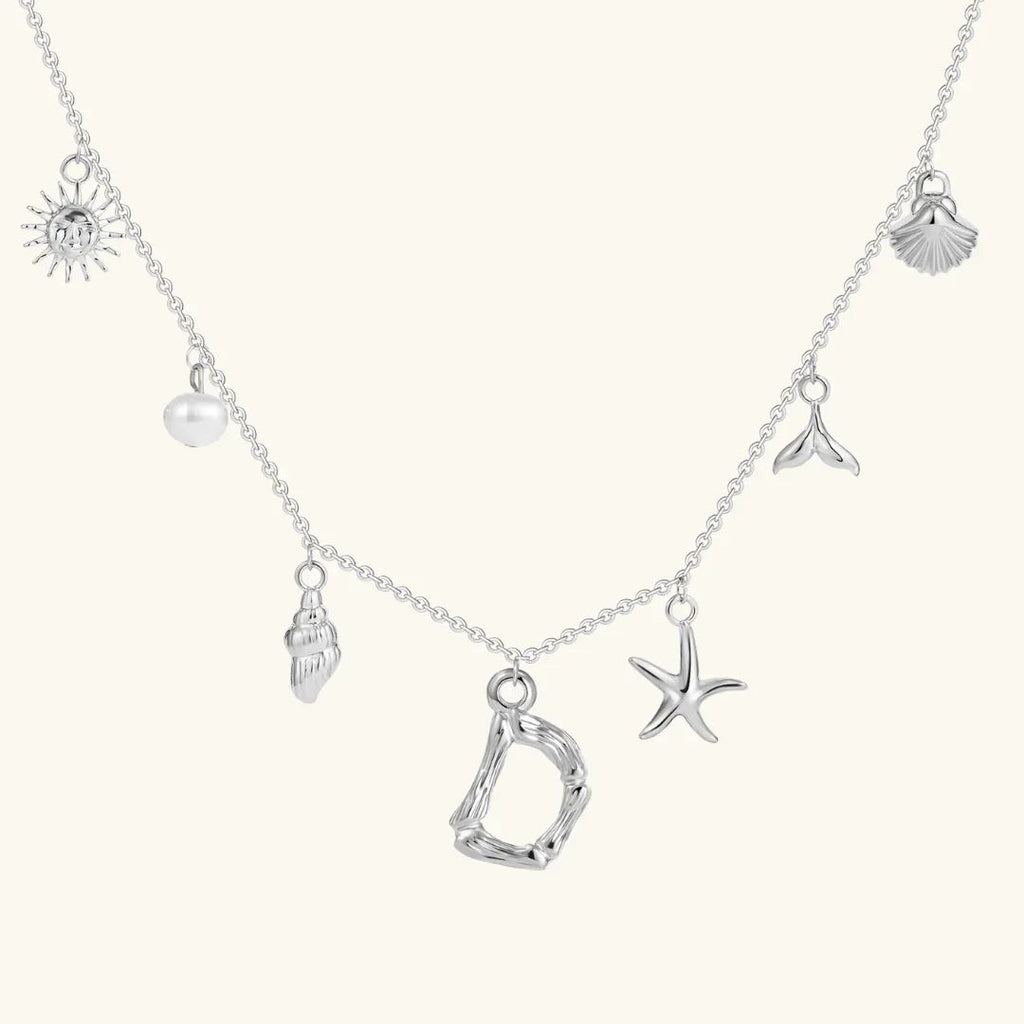 Cove Ocean Initial Necklace