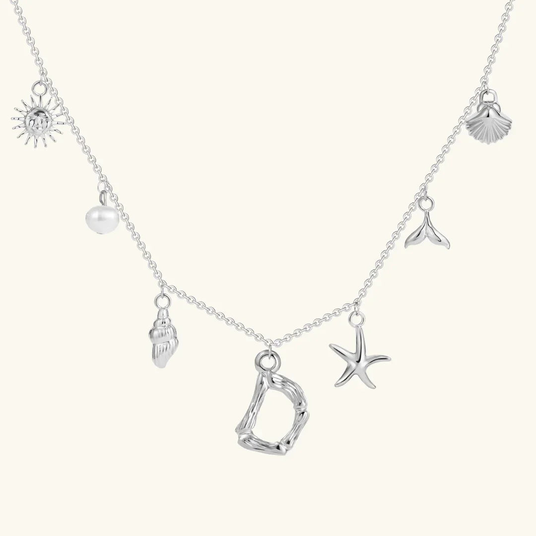 Cove Ocean Initial Necklace