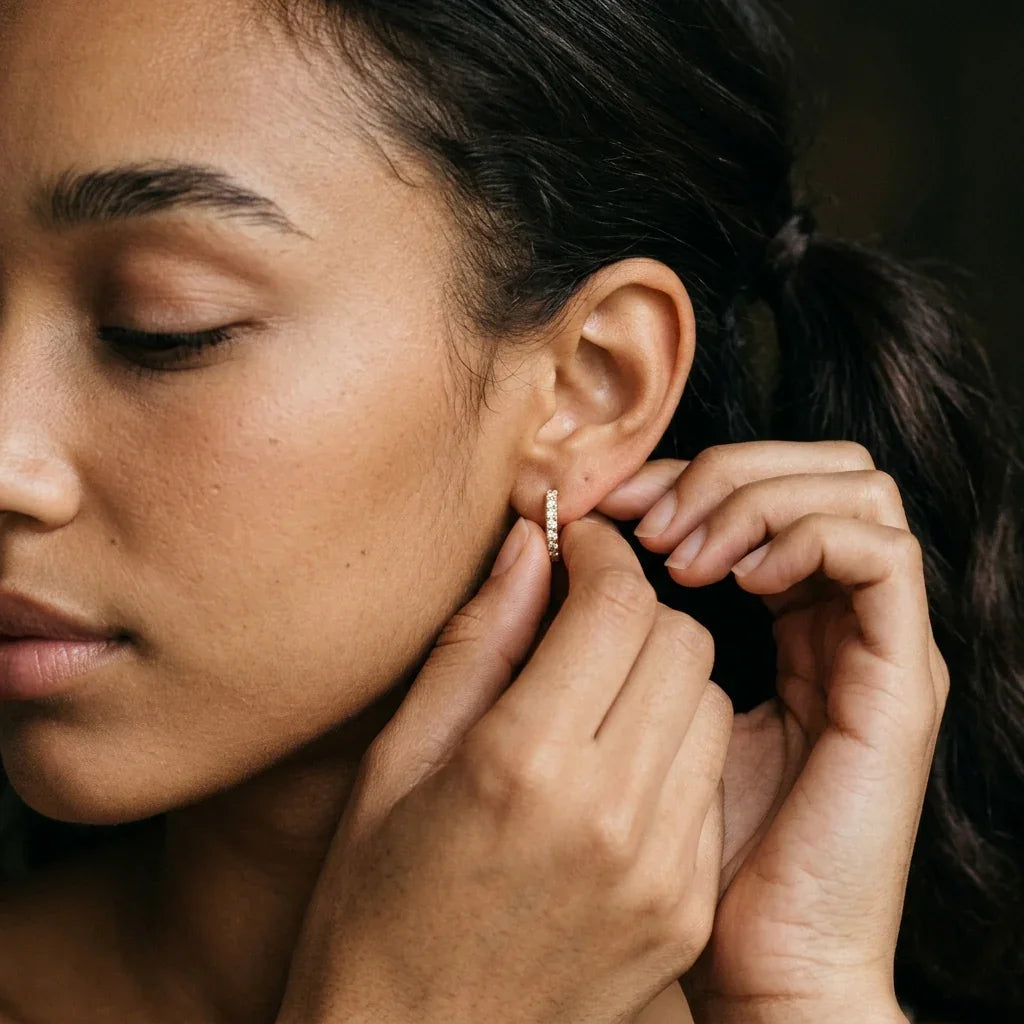 Casilda Huggie Earrings