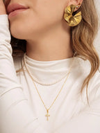 Collier mit Anhänger Kette Gold