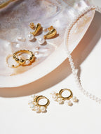 Bead Pearl Ring