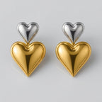 Esme Heart Earrings