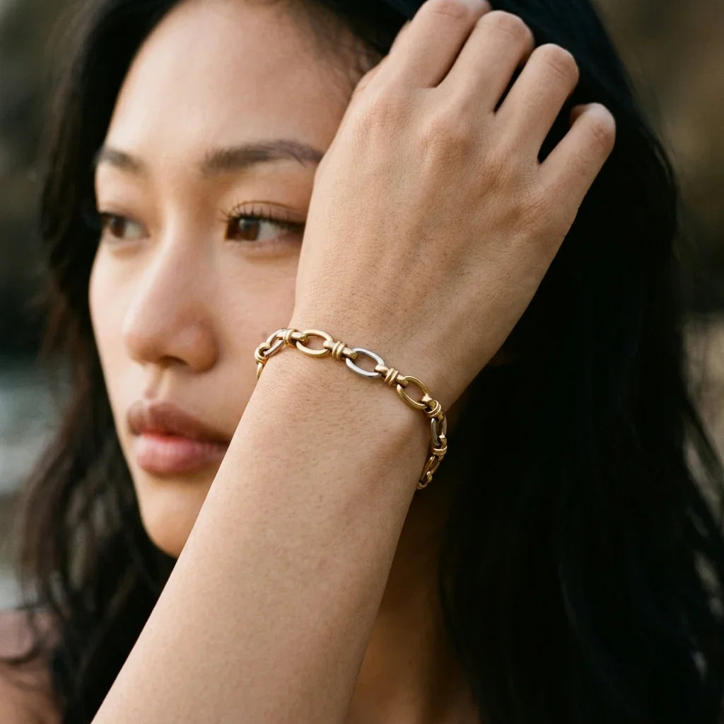 Zerlina Two Tone Bracelet