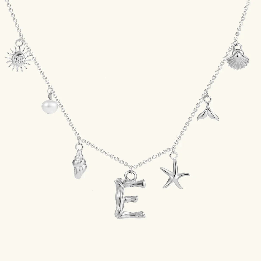 Cove Ocean Initial Necklace