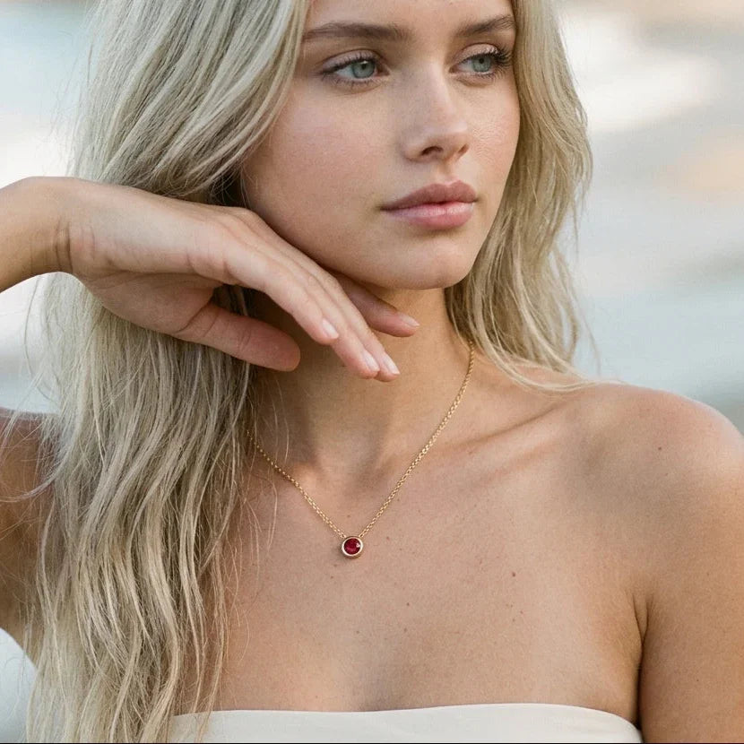 Ysabeau Birthstone Necklace