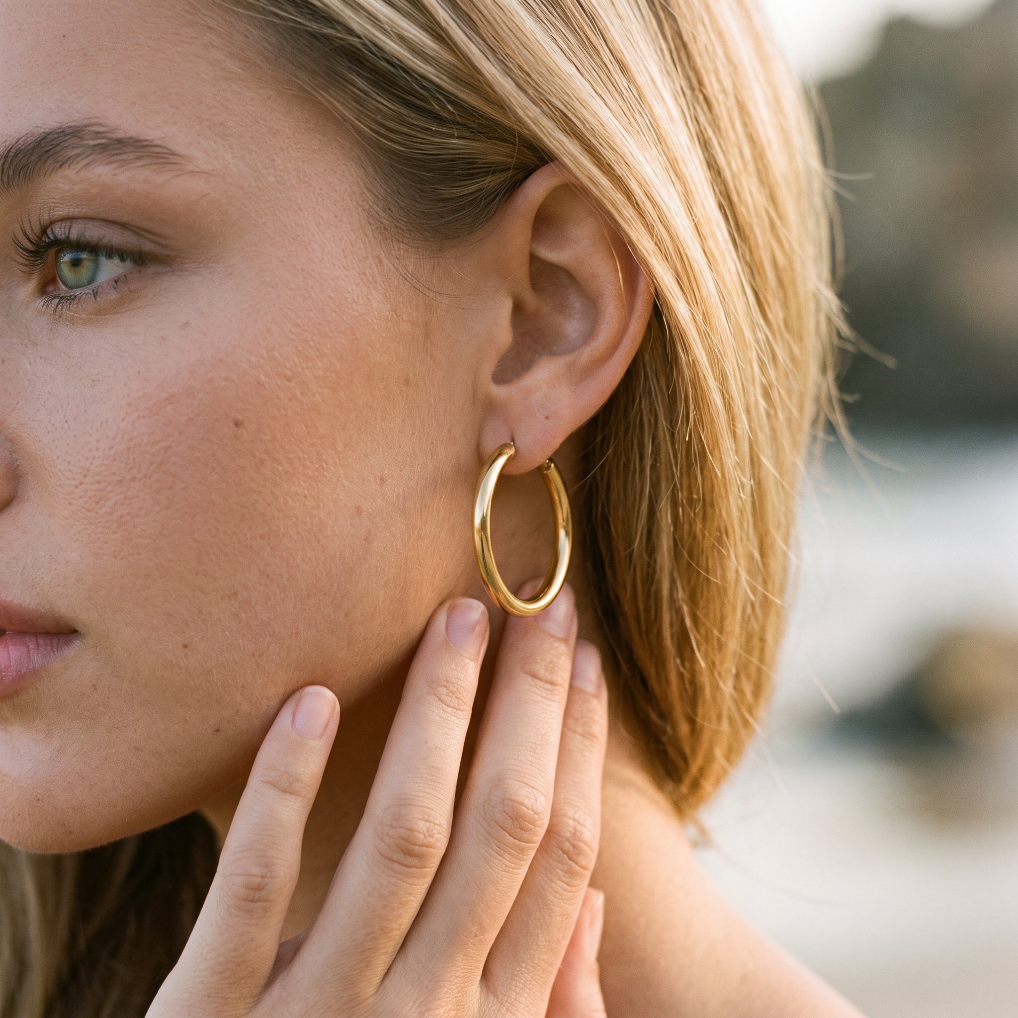 Nora Wide Hoops