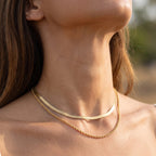 Thomasin Layered Gold Chain Necklace