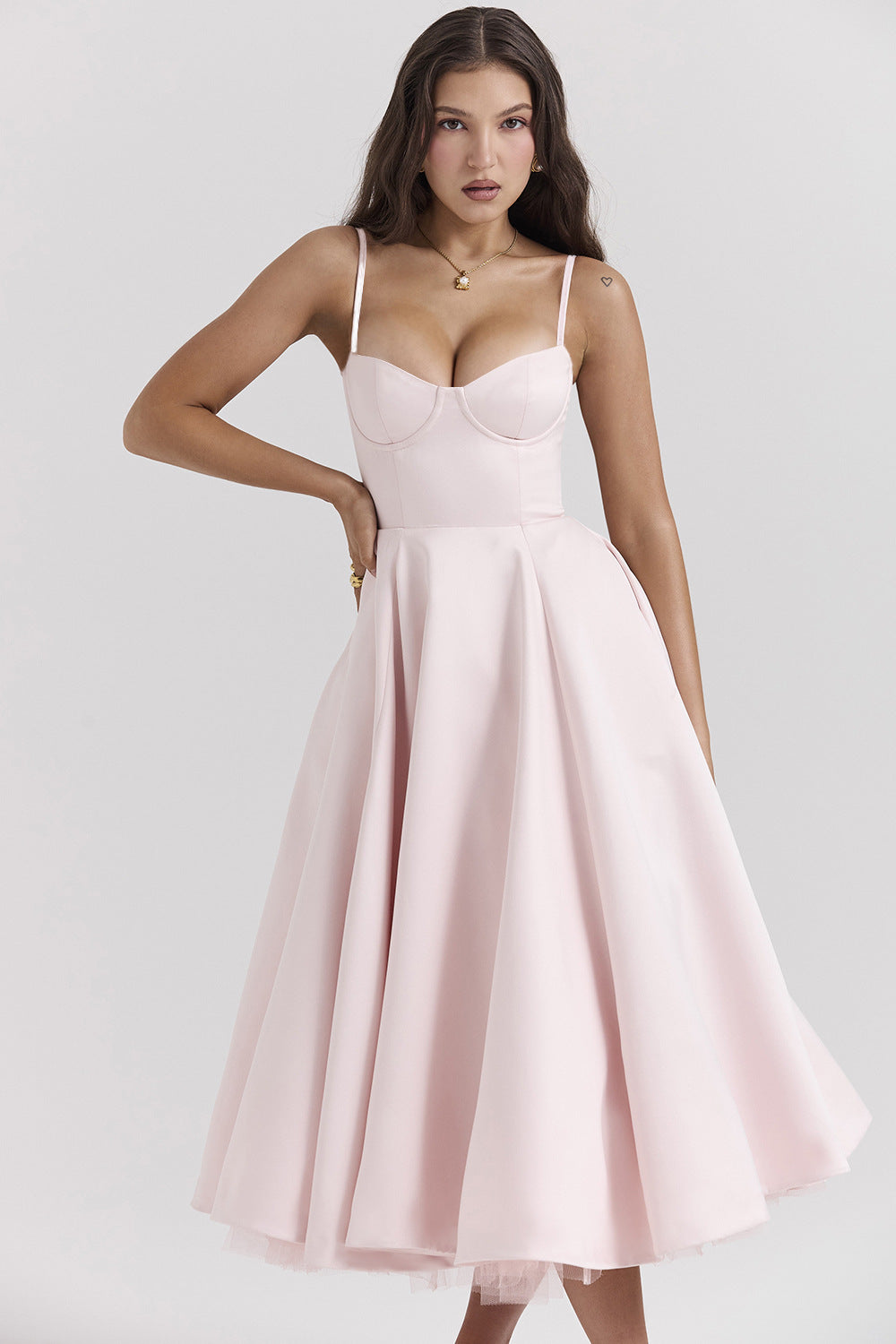 Romy Tulle Midi Dress