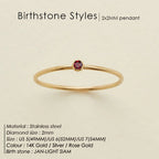 Dahlia Birthstone Ring