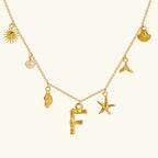 Cove Ocean Initial Necklace