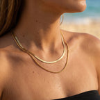 Thomasin Layered Gold Chain Necklace