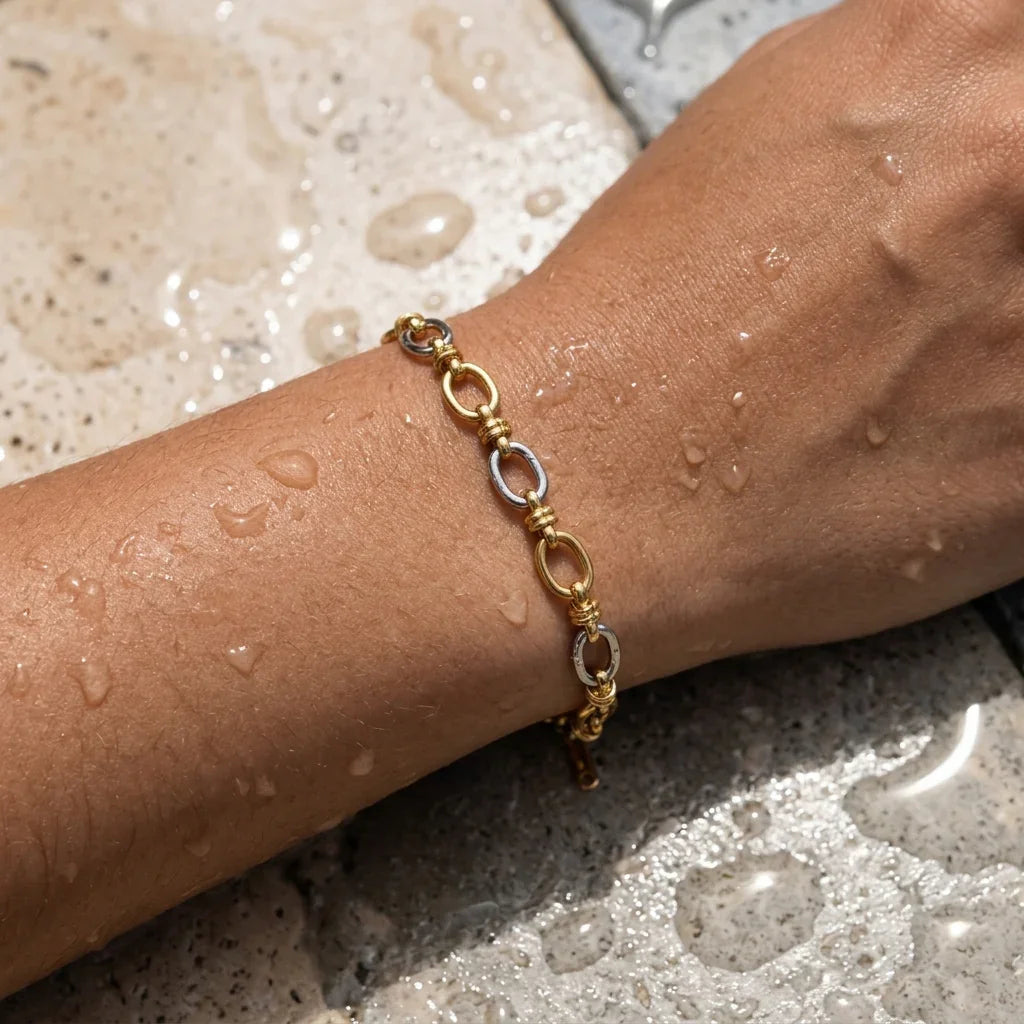 Zerlina Two Tone Bracelet