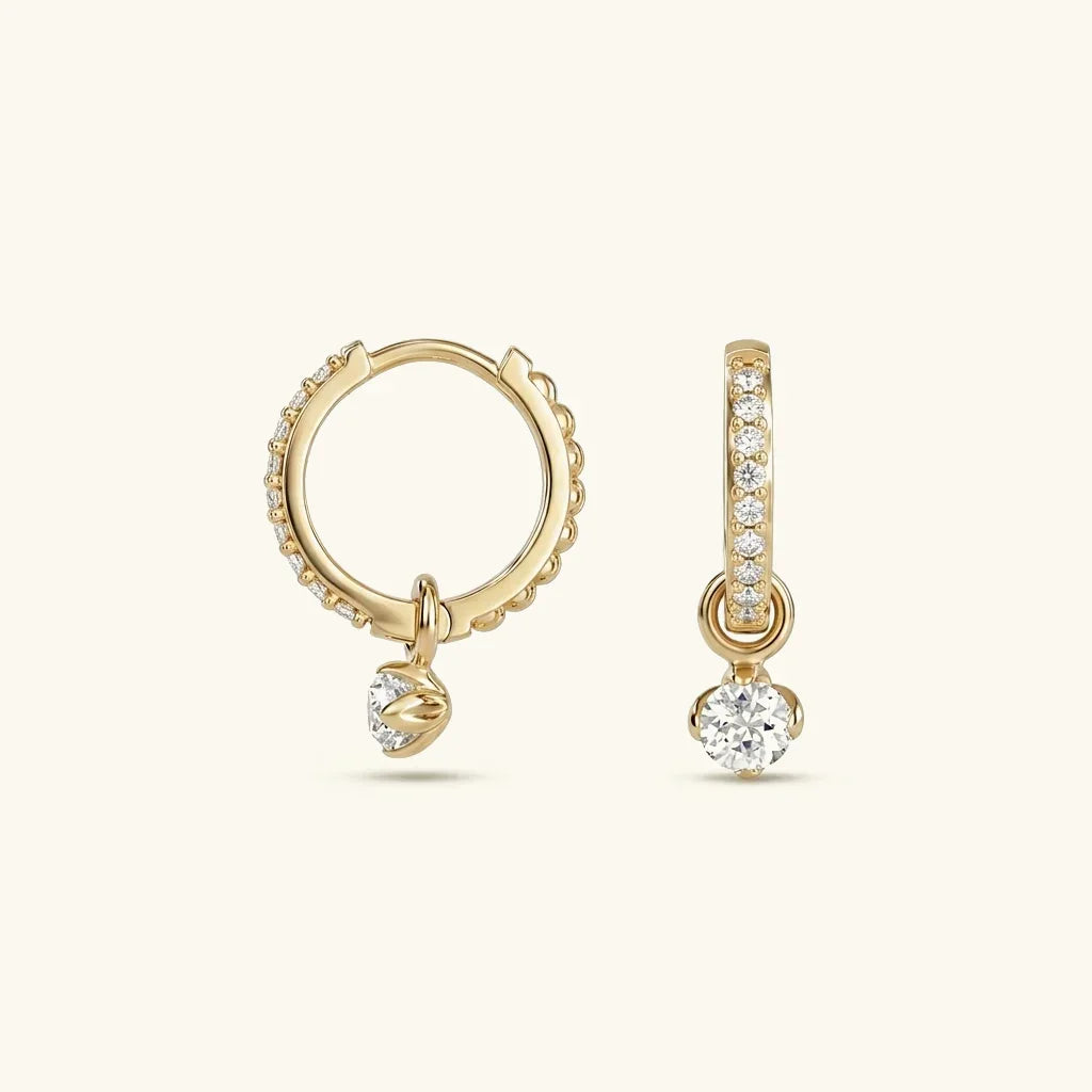 Fiammetta Reversible Diamond Hoops
