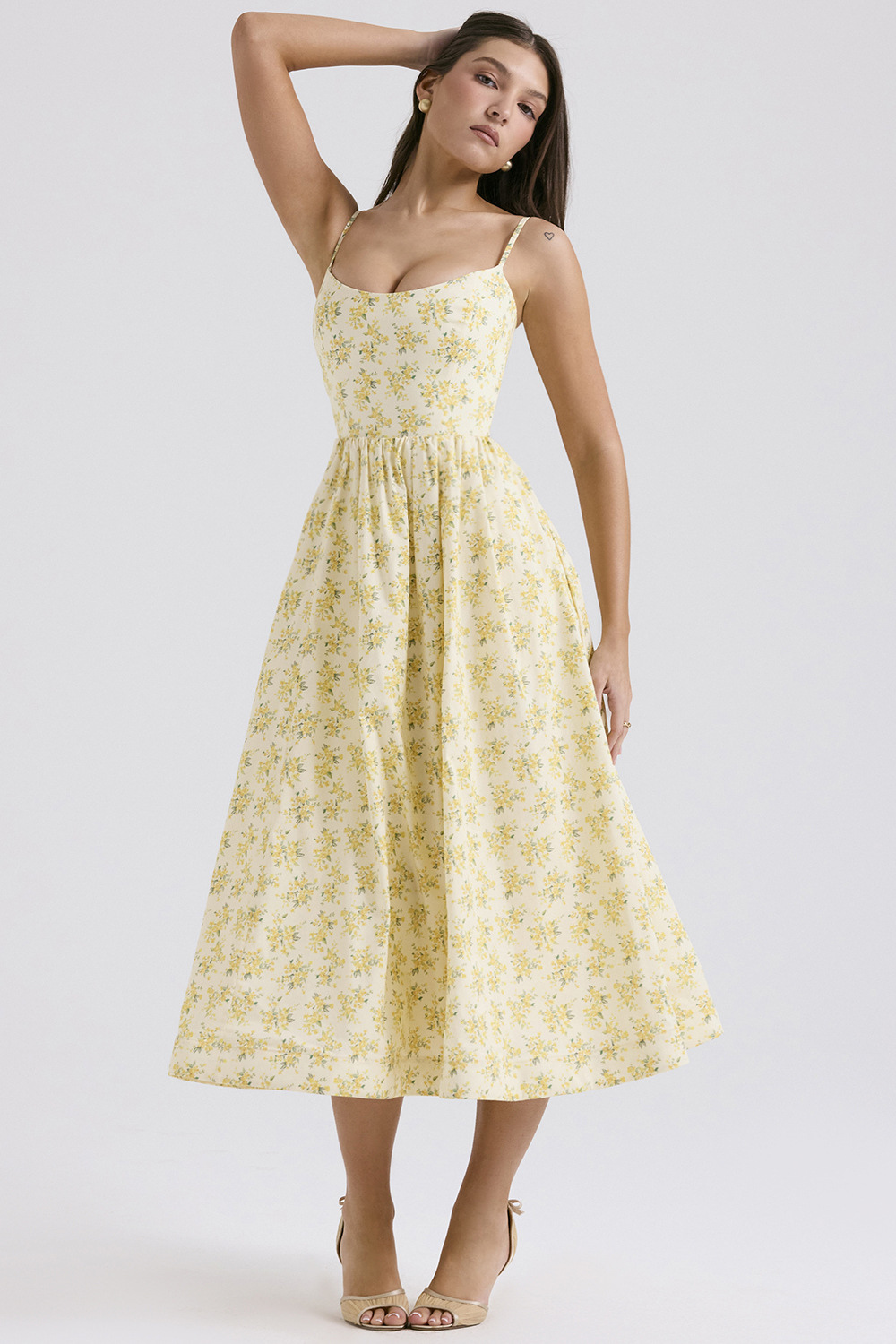 Abito midi Colette Corsetto