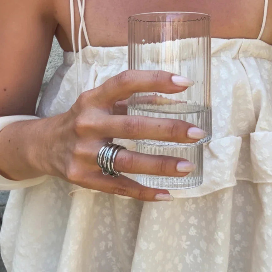 Ottoline Diamond Ring Stack