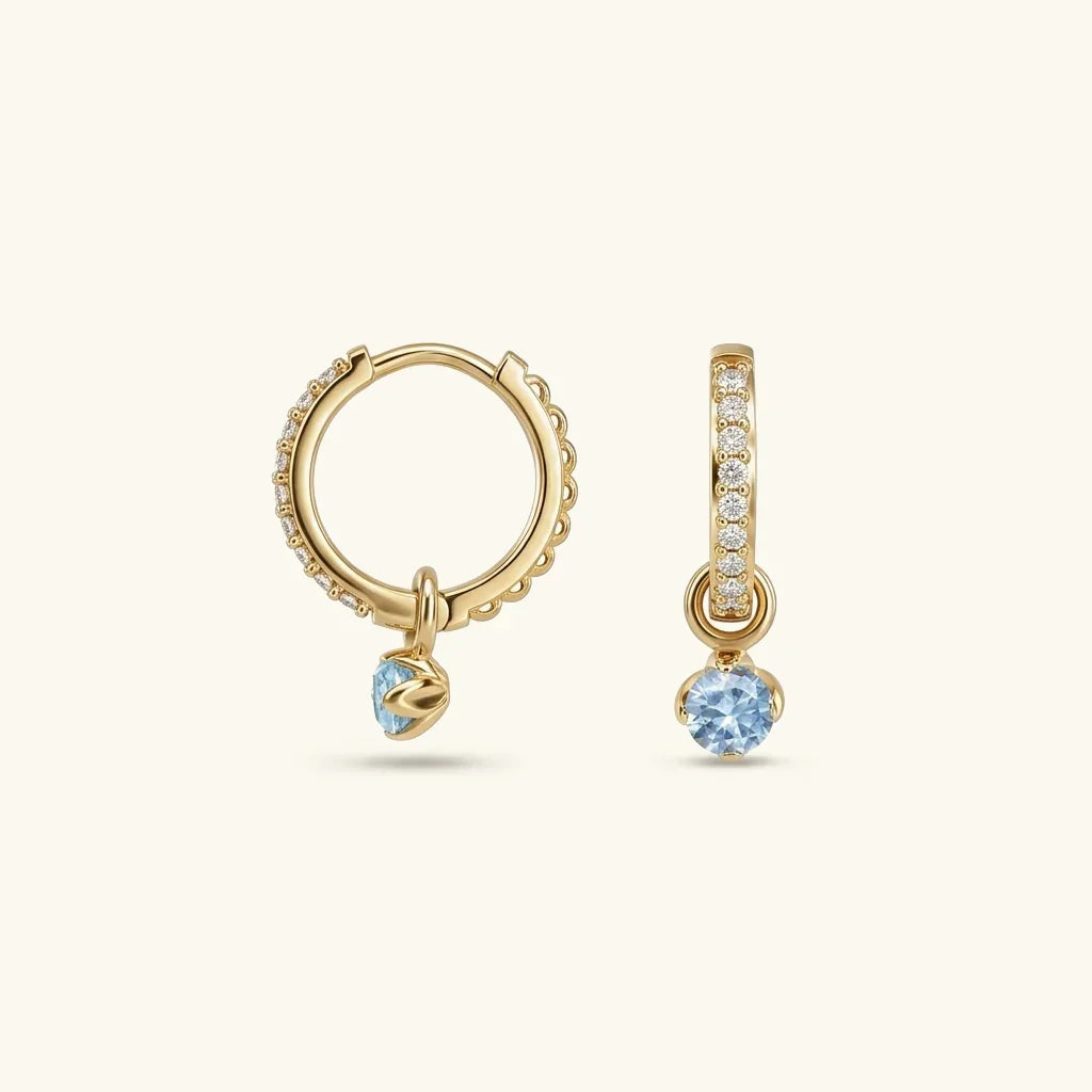 Fiammetta Reversible Diamond Hoops