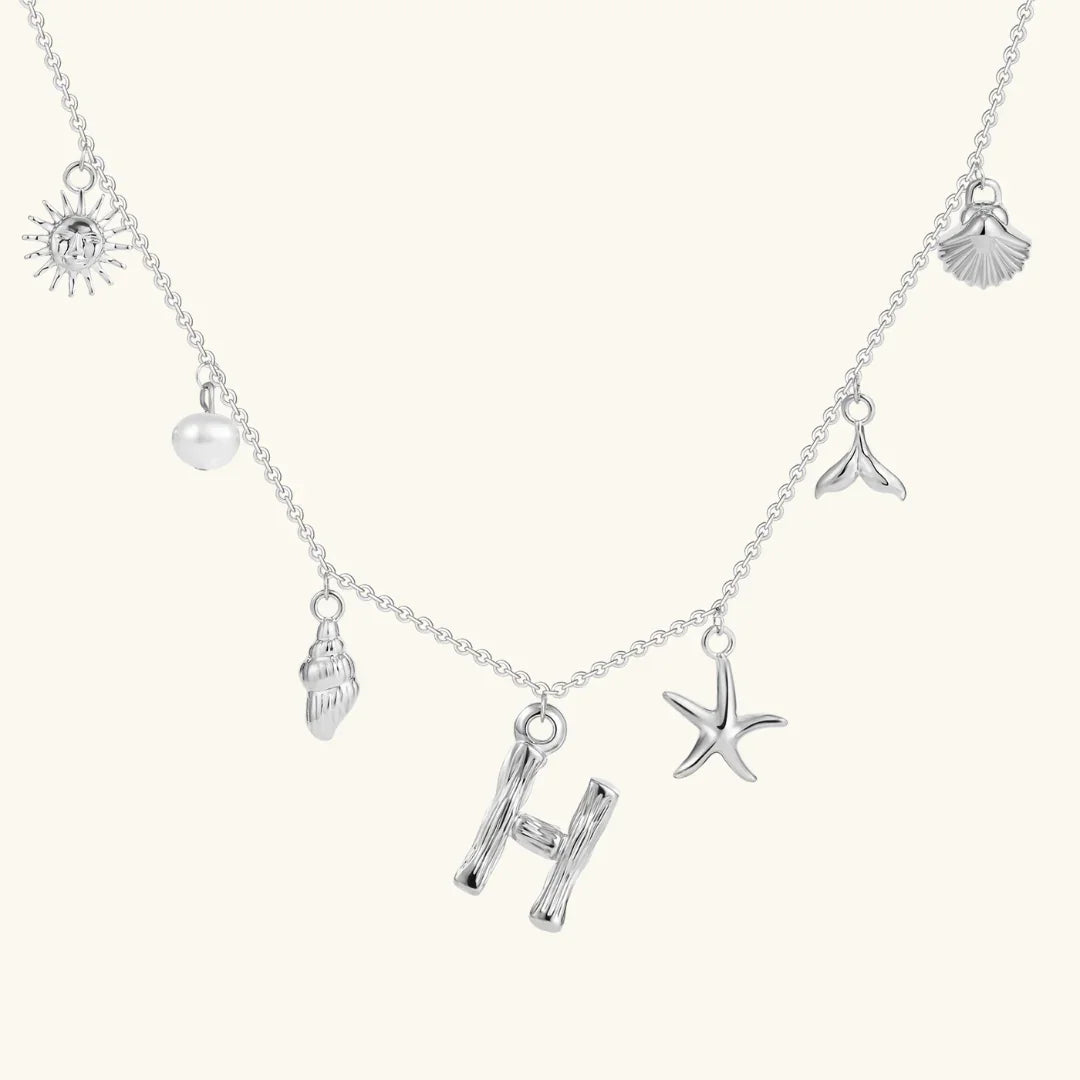 Cove Ocean Initial Necklace