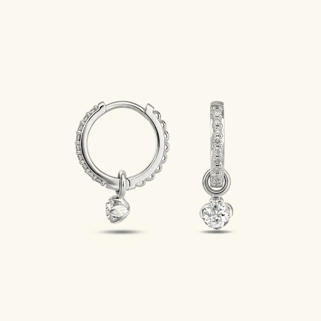Fiammetta Reversible Diamond Hoops