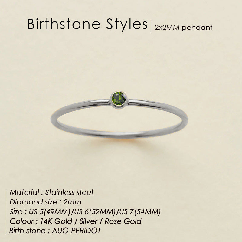 Dahlia Birthstone Ring