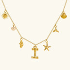 Cove Ocean Initial Necklace