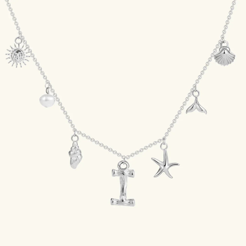 Cove Ocean Initial Necklace
