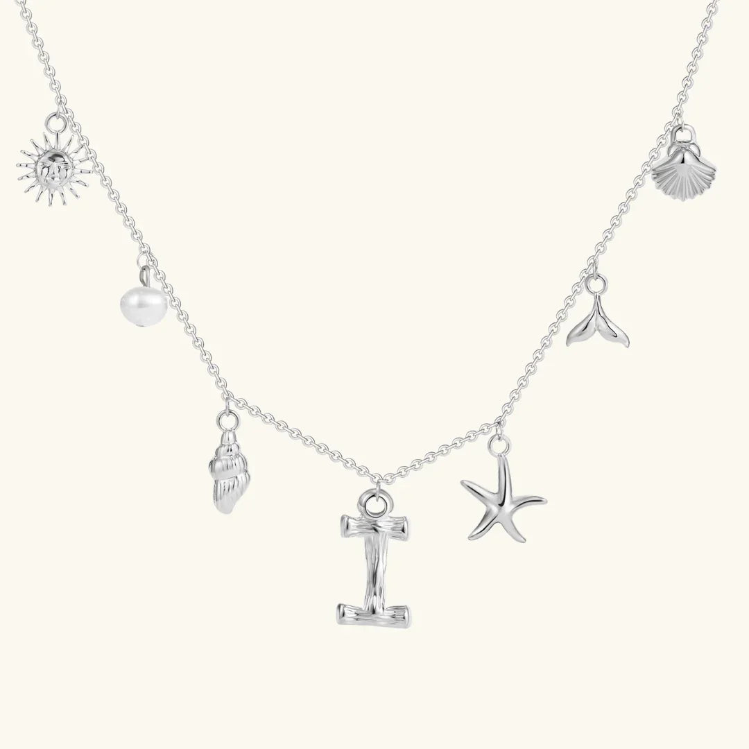 Cove Ocean Initial Necklace