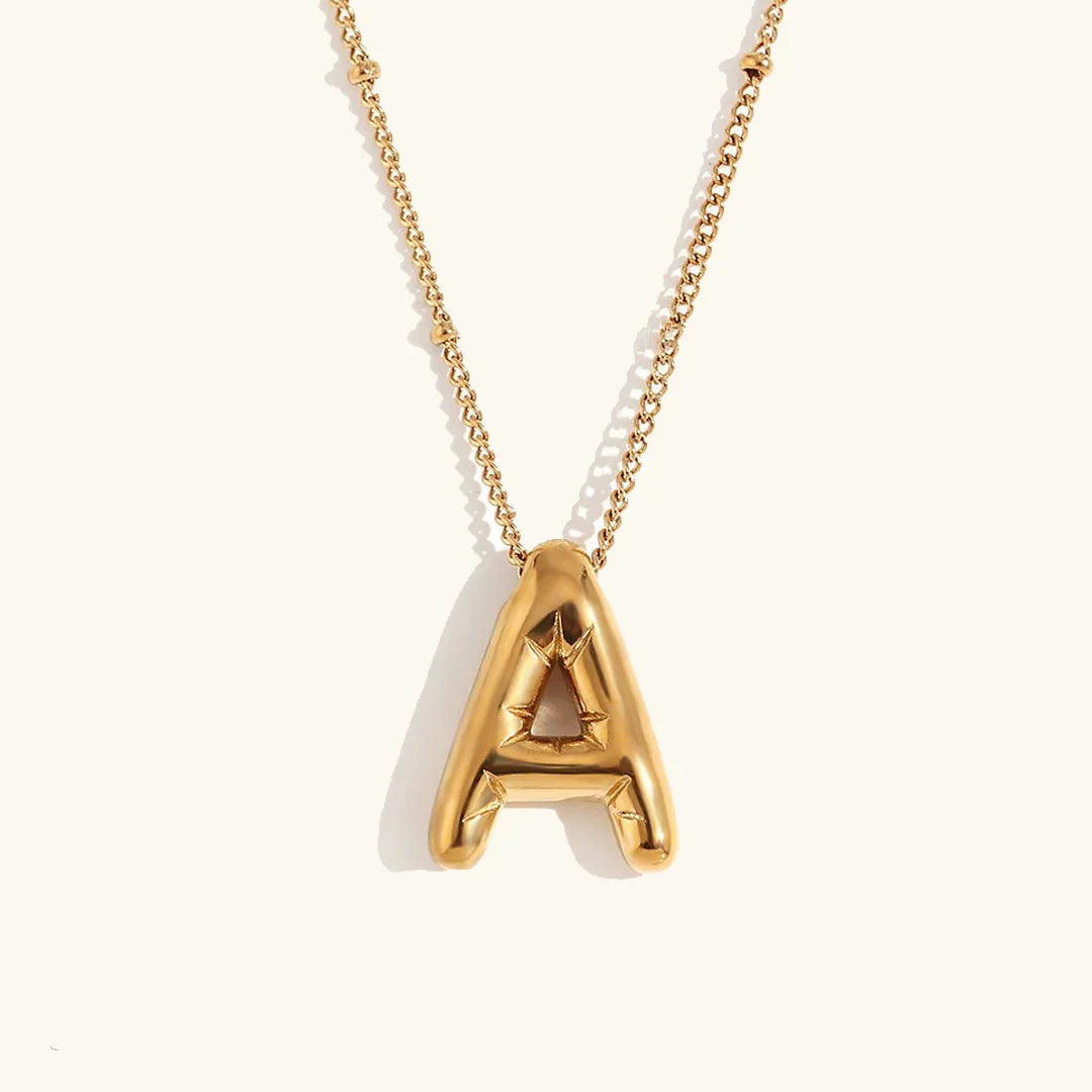 Juliet Bubble Initial Necklace
